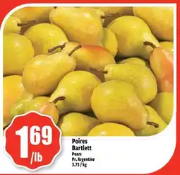 Bonanza Poires Bartlett offer
