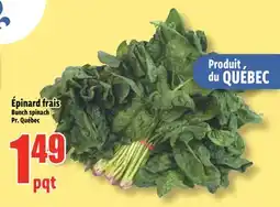 Bonanza Épinard frais offer