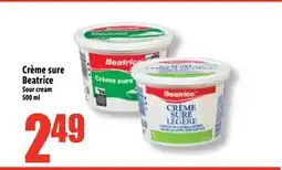 Bonanza Crème sure Beatrice offer