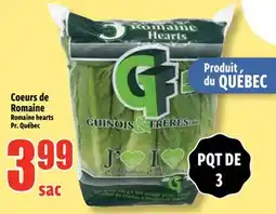 Bonanza Romaine hearts offer