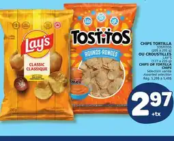 Marché Bonichoix TOSTITOS , LAY'S CHIPS OR TORTILLA CHIPS offer