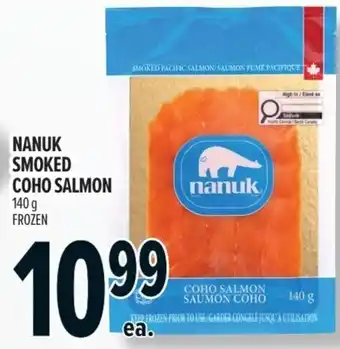Metro Nanuk smoked coho salmon offer