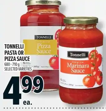 Metro Tonnelli pasta or pizza sauce offer