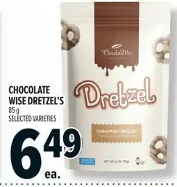 Metro Chocolate wise dretzel's offer
