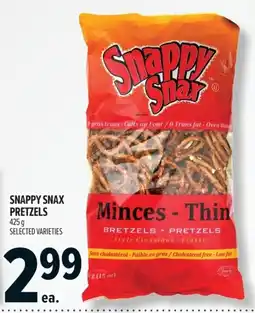 Metro Snappy snax pretzels offer