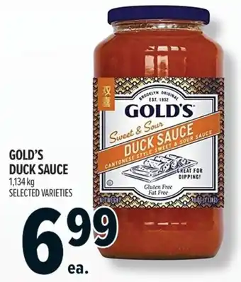 Metro Gold's duck sauce offer