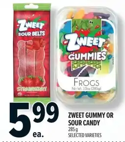 Metro Zweet gummy or sour candy offer