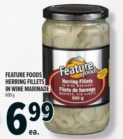 Metro Feature foods herring fillets in wine marinade offer