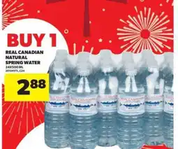 Real Canadian Superstore REAL CANADIAN NATURAL SPRING WATER offer