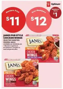 Real Canadian Superstore JANES PUB STYLE CHICKEN WINGS offer