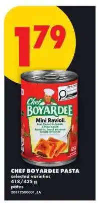 No Frills CHEF BOYARDEE PASTA offer