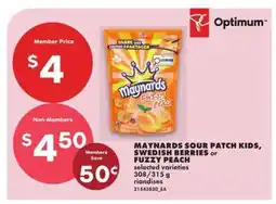 No Frills MAYNARDS SOUR PATCH KIDS, SWEDISH BERRIES or FUZZY PEACH offer