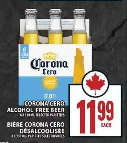 Food Basics Corona Cero Alcohol-Free Beer offer
