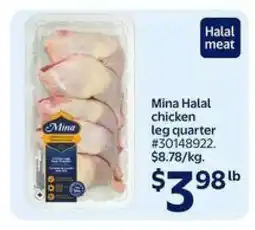 Walmart Mina Halal chicken leg quarter offer