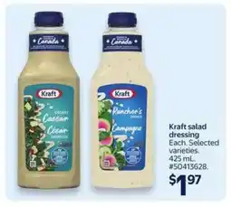 Walmart Kraft Salad Dressing offer