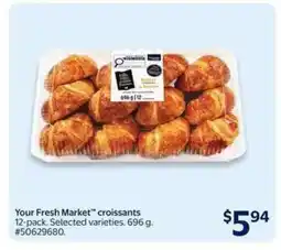 Walmart Your Fresh Market Croissants offer