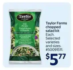 Walmart Taylor Farms Chopped Salad Kit offer