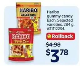 Walmart HARIBO GUMMY CANDY offer