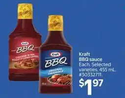 Walmart Kraft BBQ Sauce offer