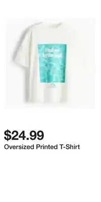 H&M Oversized Printed T-Shirt offer