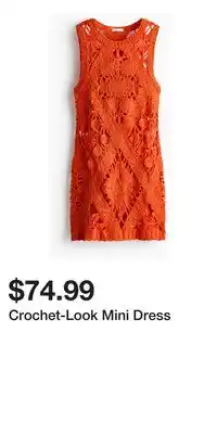H&M Crochet-Look Mini Dress offer