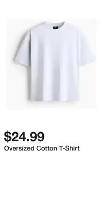 H&M Oversized Cotton T-Shirt offer