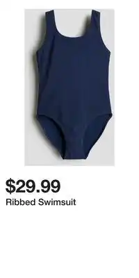 H&M Ribbed Swimsuit offer