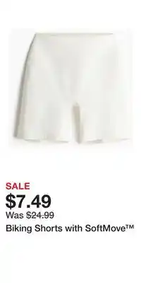 H&M Biking Shorts with SoftMove offer