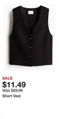 H&M Short Vest offer