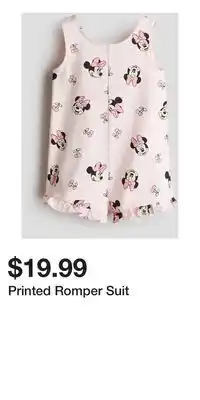 H&M Printed Romper Suit offer