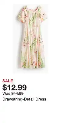 H&M Drawstring-Detail Dress offer