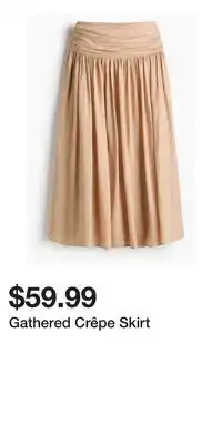 H&M Gathered Crêpe Skirt offer