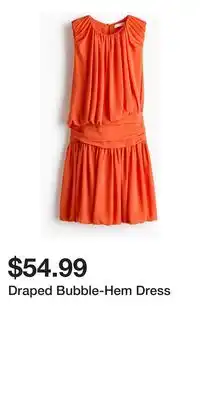 H&M Draped Bubble-Hem Dress offer