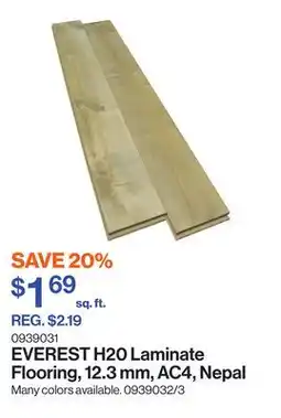 Patrick Morin EVEREST H20 Laminate Flooring, 12.3 mm, AC4, Nepal offer
