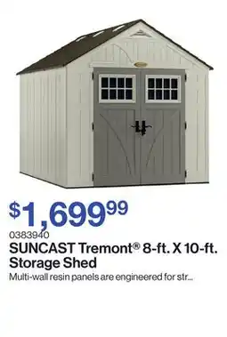 Patrick Morin Tremont 8-ft. X 10-ft. Storage Shed offer