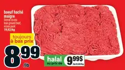 Super C boeuf haché maigre | lean ground beef offer