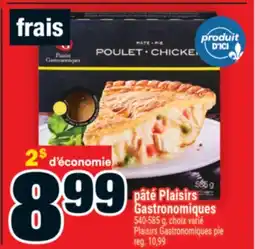 Super C pâté Plaisirs Gastronomiques | PlaisirsGastronomiques pie offer