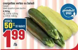 Marché Adonis COURGETTES VERTES OU BALADI │ CANADA BALADI SQUASH OR GREEN ZUCCHINI offer