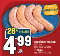 Marché Adonis SAUCISSES MAISON │ HOME MADE SAUSAGES offer