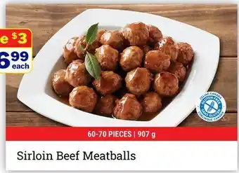 M & M Food Market Sirloin Beef Meatballs offer