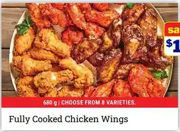 M & M Food Market Fully Cooked Chicken Wings offer