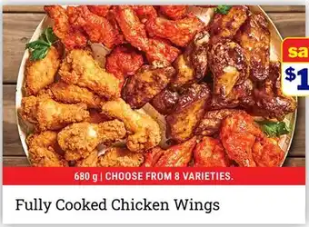 M & M Food Market Fully Cooked Chicken Wings offer