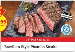 M & M Food Market Brazilian Style Picanha Steaks offer