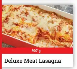 M & M Food Market Deluxe Meat Lasagna offer