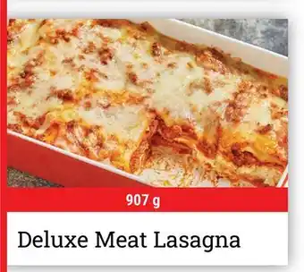 M & M Food Market Deluxe Meat Lasagna offer