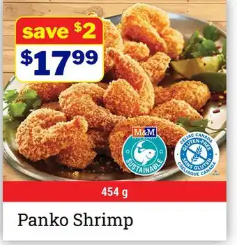 M & M Food Market Panko Shrimp offer