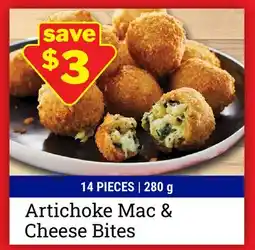 M & M Food Market Artichoke Mac & Cheese Bites offer