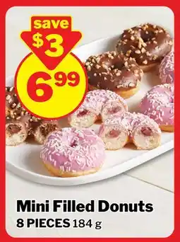 M & M Food Market Mini Filled Donuts offer