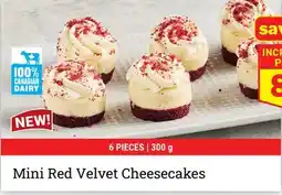 M & M Food Market Red Velvet Mini Cheesecakes offer