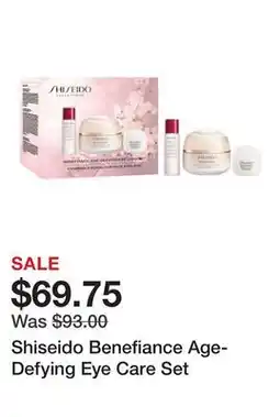 Sephora Shiseido Benefiance Age-Defying Eye Care Set offer